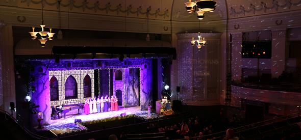 The stage of the Pavilion