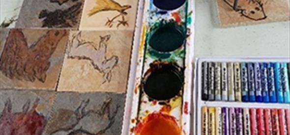 examples of imitated cave art.