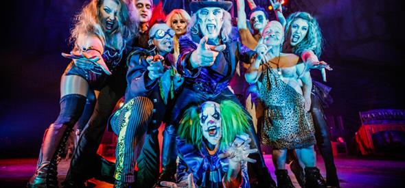 A group of scary individuals on stage