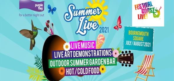 Summer Live 2021 logo and activity details