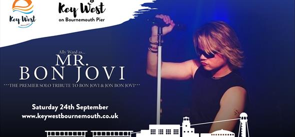 Tribute Night at Key West on Bournemouth Pier. Mr Bon Jovi