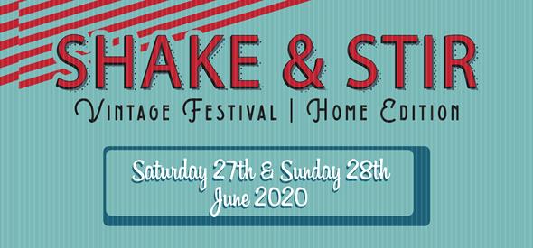 Shake & Stir vintage coloured logo