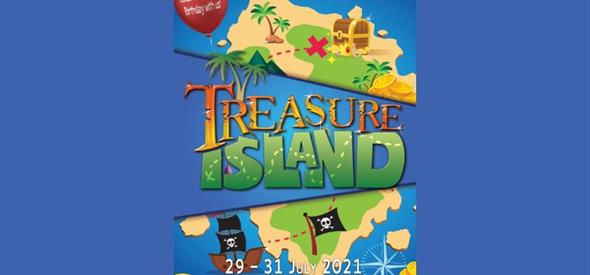 Cartoon Treasure Island poster