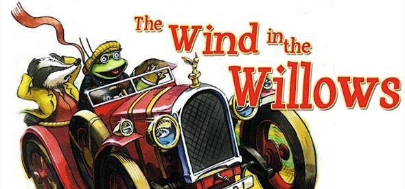 Wind in the willows car cartoon graphic poster