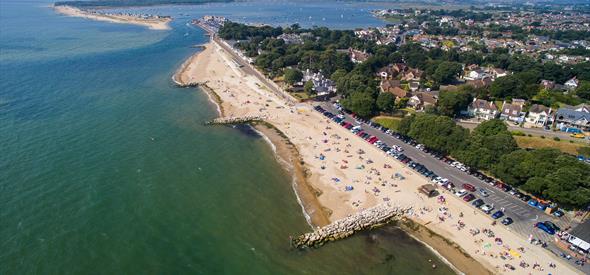Gundimore Beach, Mudeford, Christchurch in Dorset