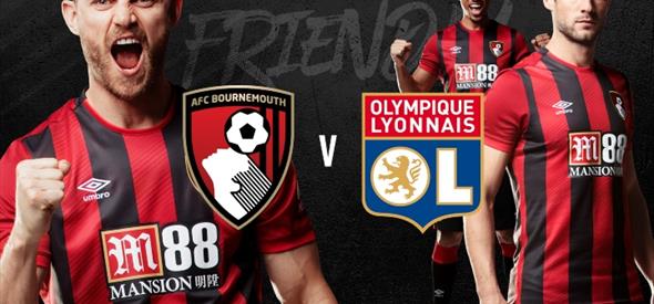 Simon Francis, Lys Mousset and Andrew Surman promoting the preseason friendly vs. Lyon