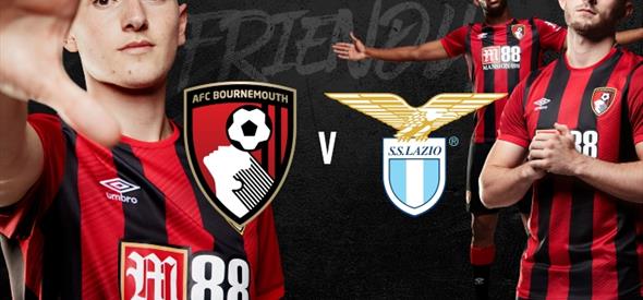 David Brooks, Lewis Cooke and Jefferson Lerma in promotion for preseason friendly vs Lazio