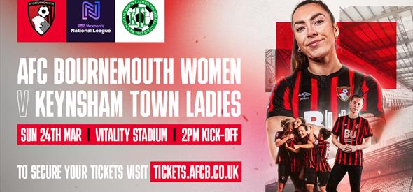 AFC Bournemouth women's team vs Keynsham Town Ladies