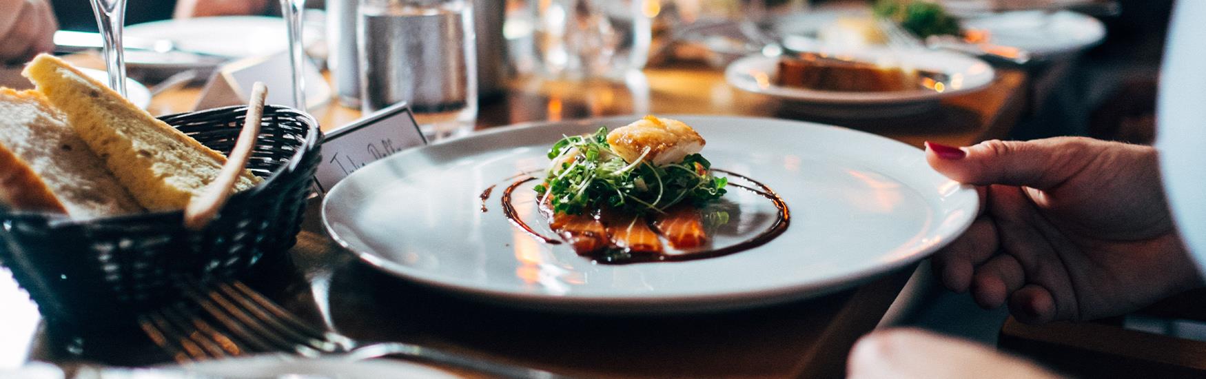 Tasty looking and well rpesented plate of Gastro food