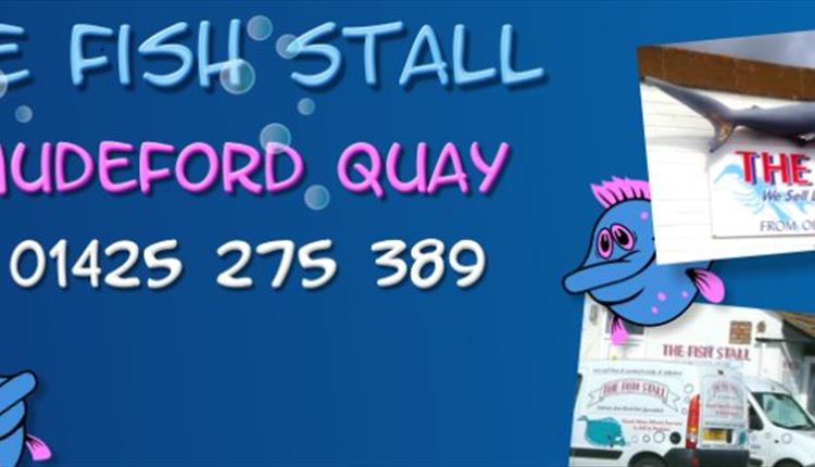 The fish stall, Mudeford Quay logo