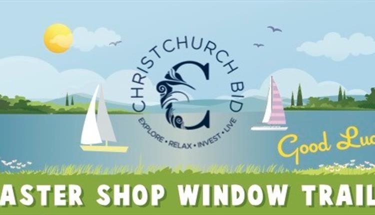 Easter shop window Trail poster