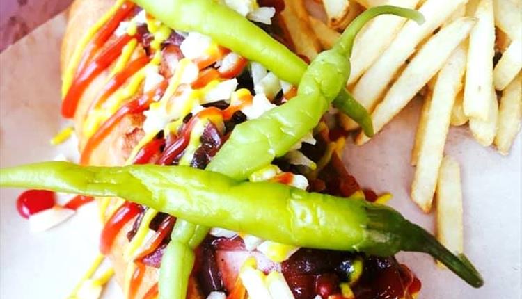 Chips and hot dog