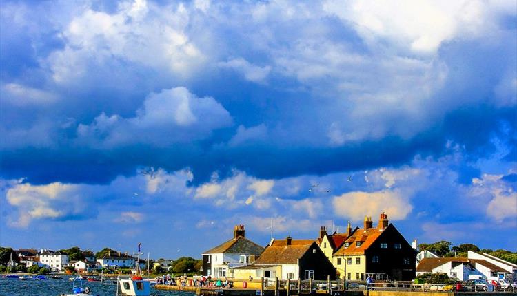 Sunny day out at Mudeford Quay.