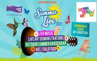 Summer Live 2021 logo and activity details