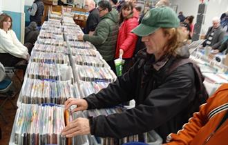 People browsing records