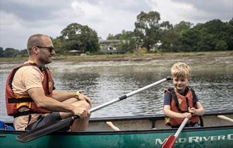 Canoeing on Beaulieu River