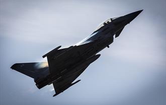 Typhoon flying upwards during their air festival display