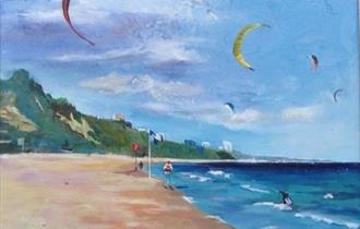 Branksome Chine - Oil by Dorothy Fox