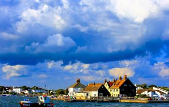 Sunny day out at Mudeford Quay.