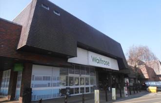 front of waitrose supermarket