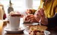 Hot Chocolate and scone in Key West