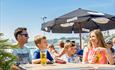 Family enjoying Key West outdoor area