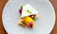Beautiful dessert on plate