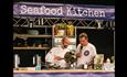 Chef Russell Brown in action at Mudeford quay