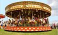 Carousel at Kings Park Funfair in Bournemouth