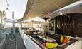 Stylish exterior outside restaurant