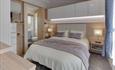 light and bright, cleanly styled bedroom Meadowbank Holidays
