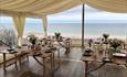 Branksome dene room beautifully dressed for a wedding