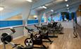 Bikes in sports centre