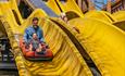 People on slide