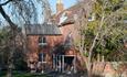 Out the front of Red House Museum located in Christchurch Dorset