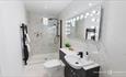 Stylish White bathroom