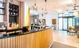 Bright new bar area