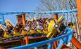 People on rollercoaster