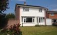 Self catering property with front garden