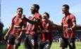AFC Bournemouth Players Celebrating