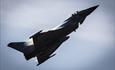 Typhoon flying upwards during their air festival display