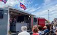 Seafood cooking demonstration