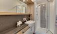 Beautifully clean bathroom and shower Meadowbank Holidays