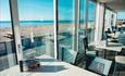 Stunning beach view through the window