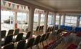 Room in Branksome decorated for a wedding